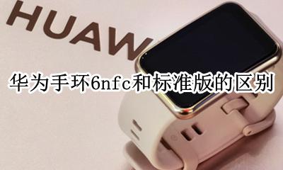 荣耀手环6标准还是nfc 华为手环6nfc和标准版的区别