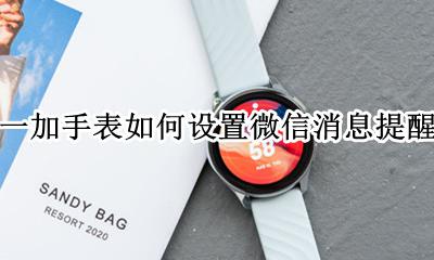 怎么取消苹果手表的微信提醒 一加手表如何设置微信消息提醒