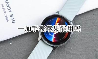 一加手表苹果能用吗 1代苹果手表能连上苹果11么