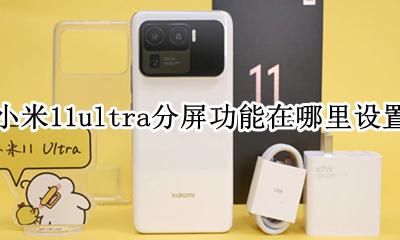 小米miui11分屏功能在哪里设置 小米11ultra分屏功能在哪里设置
