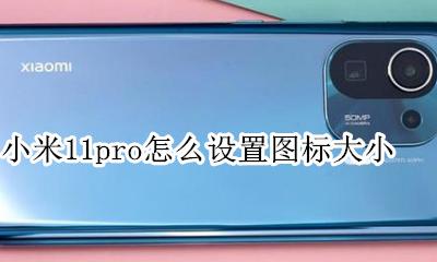 小米11图标怎么变小 小米11pro怎么设置图标大小