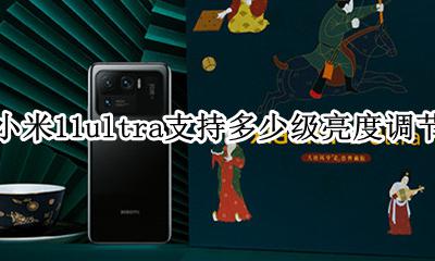 小米11s屏幕峰值亮度 小米11ultra支持多少级亮度调节