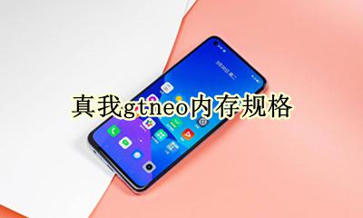 realme真我gtneo内存规格 内存参数