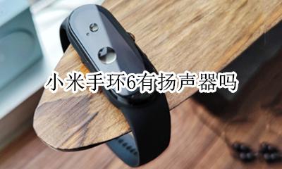 荣耀手环6有声音吗 小米手环6有扬声器吗