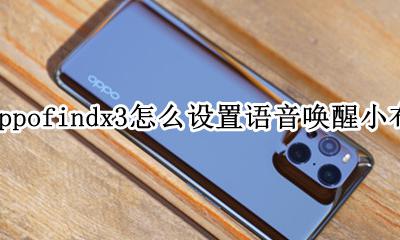 oppo a3x小布怎么用语音唤醒 oppofindx3怎么设置语音唤醒小布