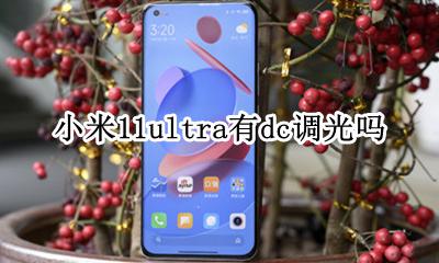 miui11 dc调光 小米11ultra有dc调光吗