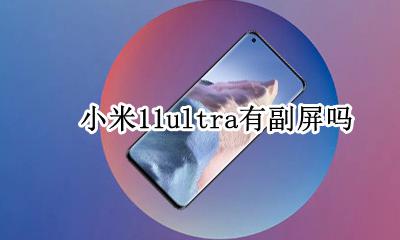 小米11ultra有副屏吗 小米11ultra屏幕参数