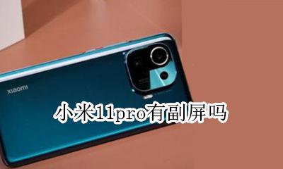 小米11和11pro 小米11pro有副屏吗