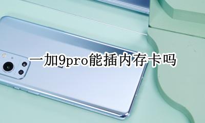 荣耀9x能插内存卡吗 一加9pro能插内存卡吗