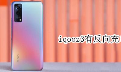 iqoo 3充电器 iqooz3有反向充电吗
