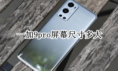 一加9pro的屏幕 一加9pro屏幕尺寸多大