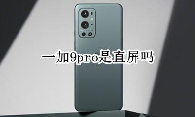 一加9屏幕 一加9pro是直屏吗