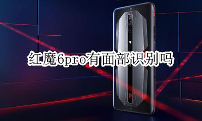 红魔6pro有面部识别吗 支持面部识别吗