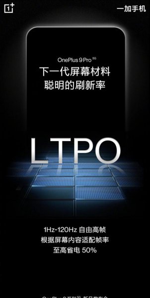 一加9pro是LTPO屏幕吗