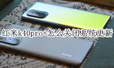 红米k40pro关闭系统自动更新 红米k40pro+怎么关闭系统更新