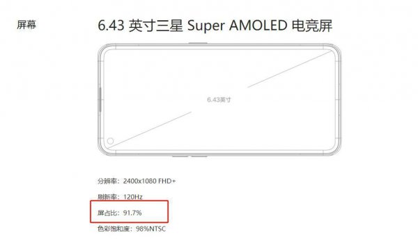 realmegt屏占比是多少