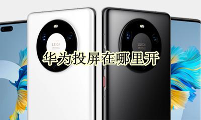 华为投屏在哪里开 华为投屏功能在哪里