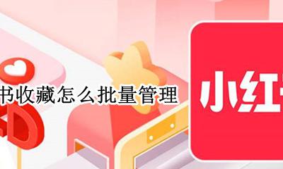 小红书收藏怎么批量管理 小红书如何批量删除收藏