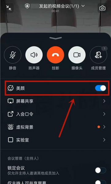 钉钉美颜功能怎么开