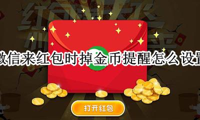 微信红包掉金币哗哗响怎么设置 微信来红包时掉金币提醒怎么设置
