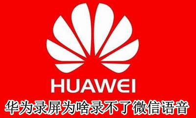 华为手机录微信语音没声音 华为录屏为啥录不了微信语音