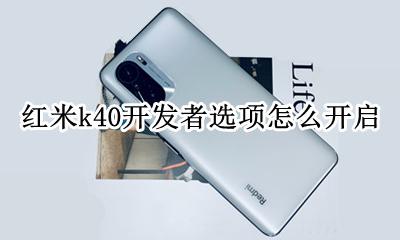 红米k40 开发者选项在哪 红米k40开发者选项怎么开启