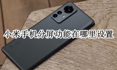 小米手机分屏功能在哪里设置 小米手机分屏模式在哪里设置