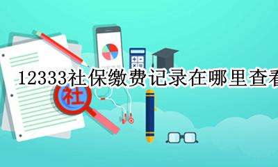 12333如何查社保缴费记录 12333怎么查询社保缴费记录