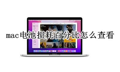 mac电池损耗百分比怎么查看 macbook 怎么看电池损耗