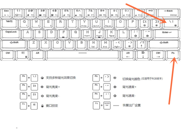 rk键盘怎么调灯光模式