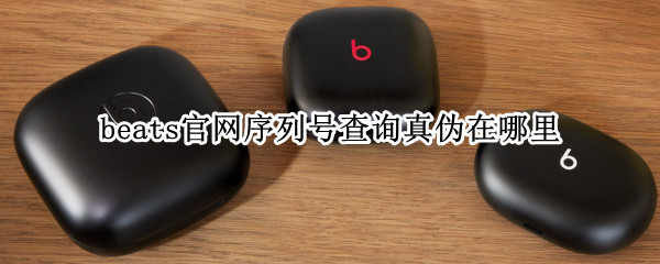 beats官网序列号查询真伪在哪里