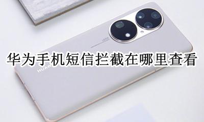 华为手机短信拦截在哪里查看 华为手机拦截的短信怎么查看