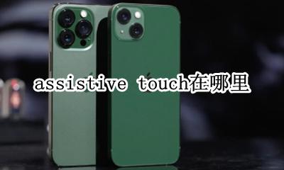 assistive touch在哪里 怎么打开