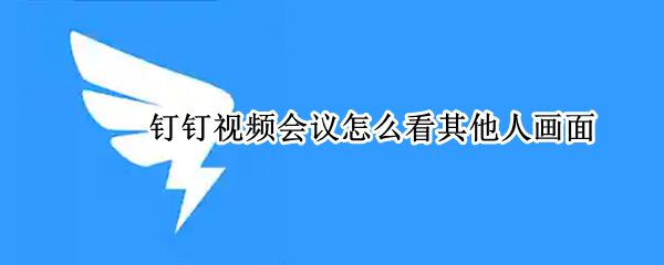 钉钉视频会议怎么看其他人画面