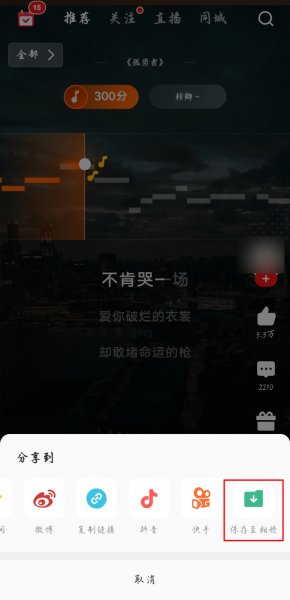 全民k歌导出作品怎么去水印