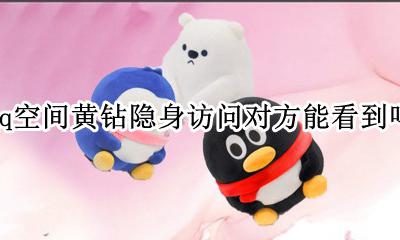 qq隐身访问别人空间对方有黄钻 qq空间黄钻隐身访问对方能看到吗