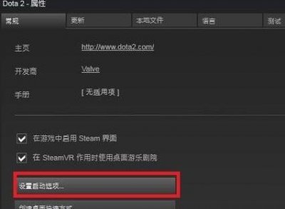 dota2国服启动项设置方法 dota2国服设置启动项输入什么