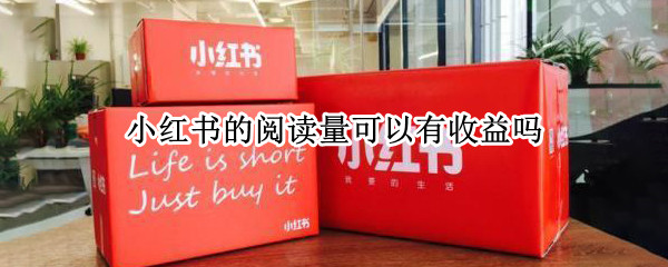 小红书的阅读量可以有收益吗