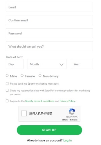 spotify怎么注册详细方法