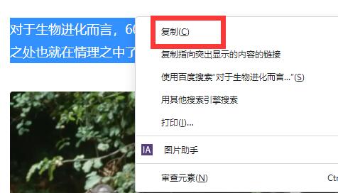 网页文字不能复制解决教程