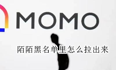 陌陌黑名单里怎么拉出来 陌陌里拉进黑名单的人怎么恢复
