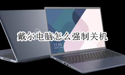 戴尔电脑怎么强制关机 戴尔电脑笔记本怎么强制关机