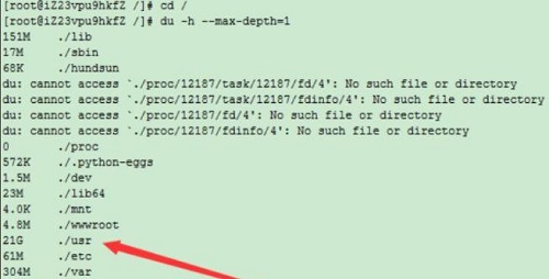 linux清理磁盘空间命令方法