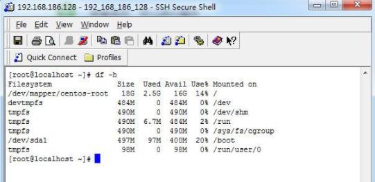 linux查看磁盘空间命令方法