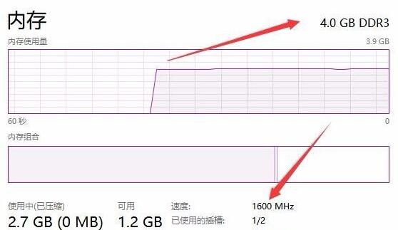 查看电脑内存大小和频率方法