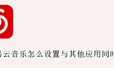 网易云音乐怎么设置与其他应用同时播放 网易云怎么设置可以和其他应用同时