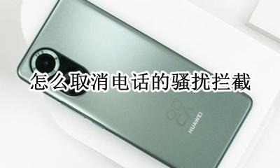怎么取消电话的骚扰拦截 骚扰电话拦截了怎么取消