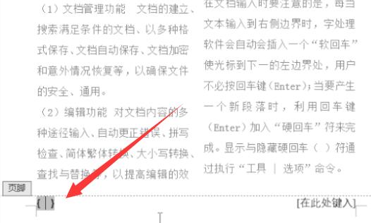 word分栏设置页码方法