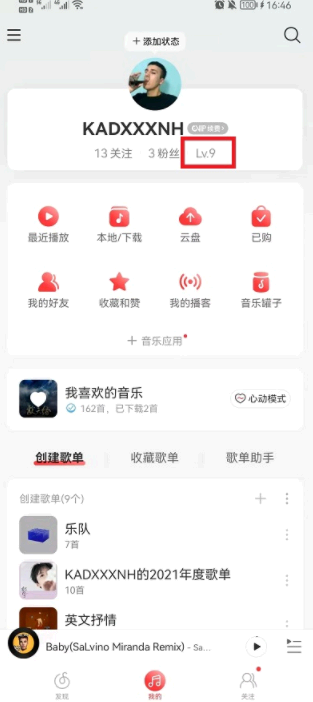 网易云八级怎么看?在哪看?
