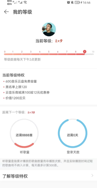 网易云八级怎么看?在哪看?